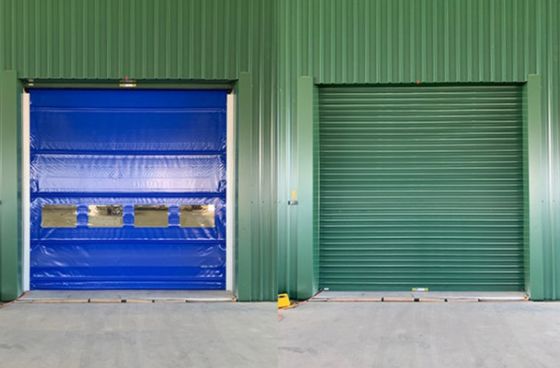 Fabrieksprijs Snelle Industriële Magazijn/fabriek Interieur Handmatige/Automatische Bediening Hoge Snelheid PVC Roldeur 304 Roestvrij Staal Materiaal