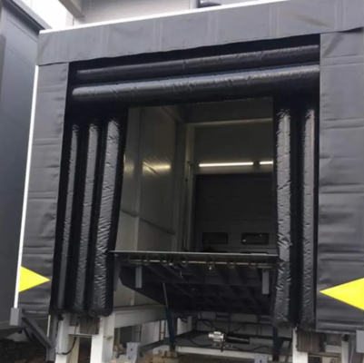 Moderne Slijtvaste Koordstof Verstelbaar Laadsysteem dockdeur shelter Intrekbare Tunnel Dock Seal Automatische Pvc Rite-hite Laaddok Shelter
