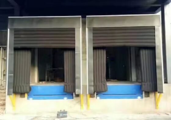 Adjustable Loading System built for industrial offering sealing Polyester Insulated Sectional Soft Sided Loading Dock Shelters