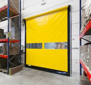 Fast Automatic High Speed PVC Roll Up Rapid Shutter Door 304 Stainless Steel Speed Rolling Freezer Shutter Cold Storage Door