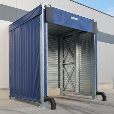 Vaste Verstelbare Laadstation Dock Shelter met Verzinkt Stalen Liner en Slijtvast Doek