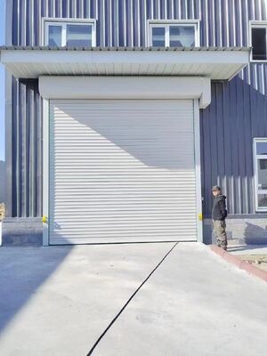 Hoogwaardige automatische aluminium legering thermische isolatie Industrieel ontwerp High Speed Spiral Door Roll-Up Workshop Door