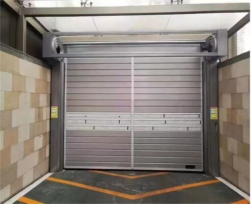 PLC-besturing Aluminium Hoogwaardige industriële hoge snelheid Spiraaldeur Intelligente buitenste spiraal snelle deur Aluminium snelle rolluik deur