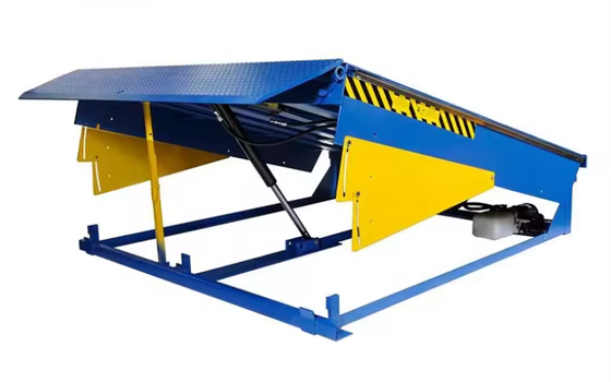 DESEO Fabriek 6 Ton Stage Loading Bridge Container Rampen Dock Door Levelers Workshop Automatische Dock Plate Aanpasbare dekhoogte