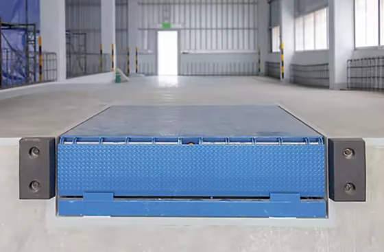 Handbediende afstandsbedieningen Dock Deur Levelers Werkplaats Automatische Dock Plaat Dock Deur Levelers 25000-40000LBS Veilig Ontwerp Aanpasbare Dekhoogte