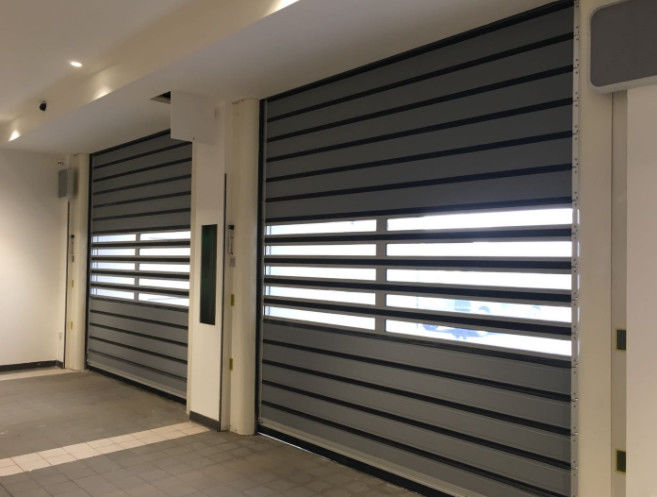 380V High Speed Spiral Door 50hz afstandsbediening 0.75KW Aluminium Roller Shutter Door