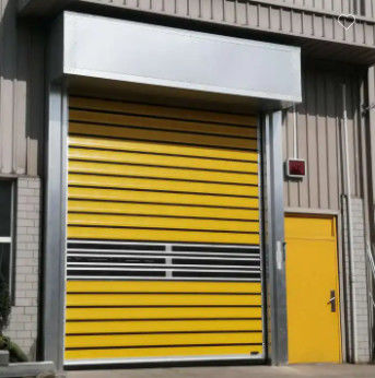 Aluminium doorzichtige hoge snelheid spiraaldeur Veiligheid en efficiëntie voor industriële behoeften Fast Metal High Speed Overhead