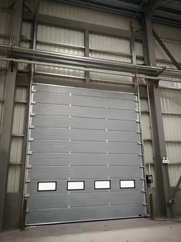 Aluminium doorzichtige hoge snelheid spiraaldeur voor veiligheid efficiëntie en aluminium legering industriële rollende deur