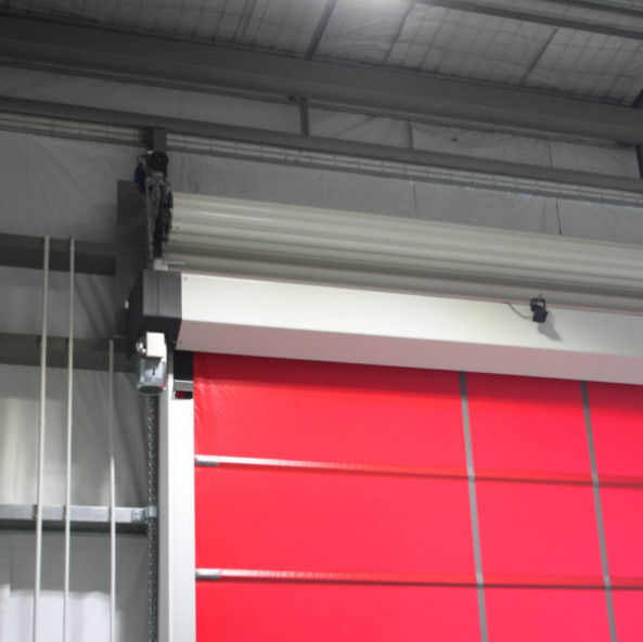 Veiligheid Eerste High Speed PVC Roll Up Rapid Shutter Door 304 roestvrij staal materiaal Rapid Zipper High Speed Roller Door