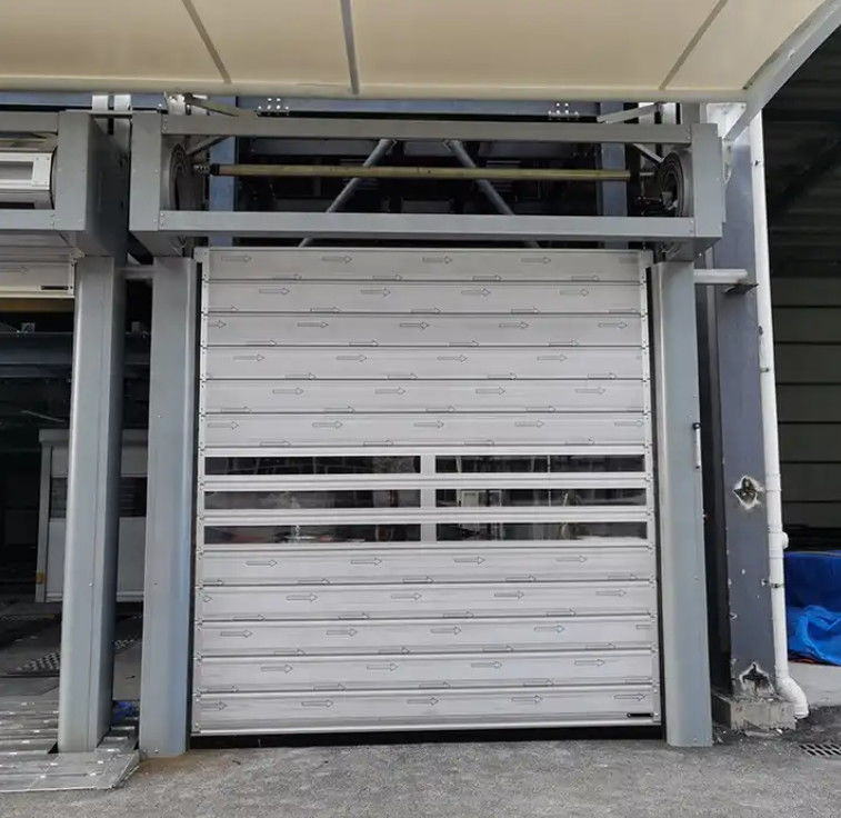 Aluminiumlegering 0,8m/s Openings- en sluitingssnelheden Fabrieksfabriek sluiter hoge snelheid deur
