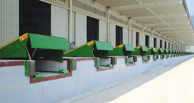 15 000 lbs elektrische lading dock leveler met veiligheidsketens / op locatie installatie groothandel goedkope dock leveler 6ton