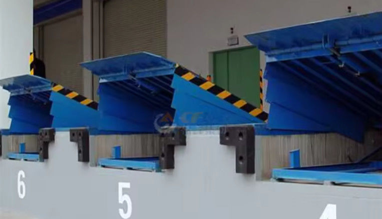 Elektrische ladingdock leveler met 10 000-20 000 lbs capaciteit poeder gecoat afwerking en verbeterde veiligheid