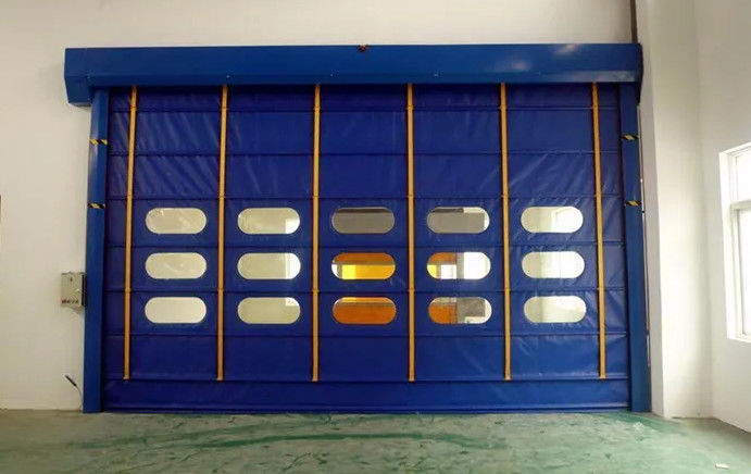 Heavy Duty Steel Rapid Roller Doors met gemakkelijke installatie en verbeterde beveiliging Rapid Folding Roller Shutter Fast Door