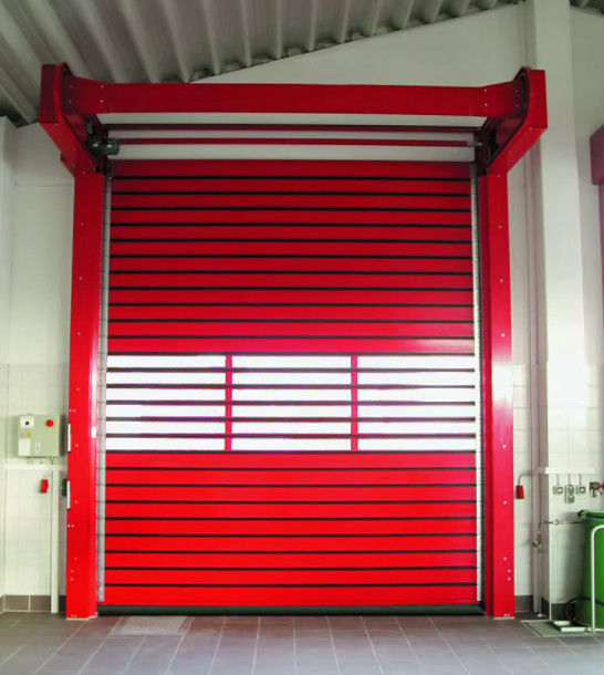 220V/50HZ Veiligheid Foto-elektrische sensor snelheid Spiraal deur -20°C~50°C Opening windweerstand aluminium starre hoge snelheid deur