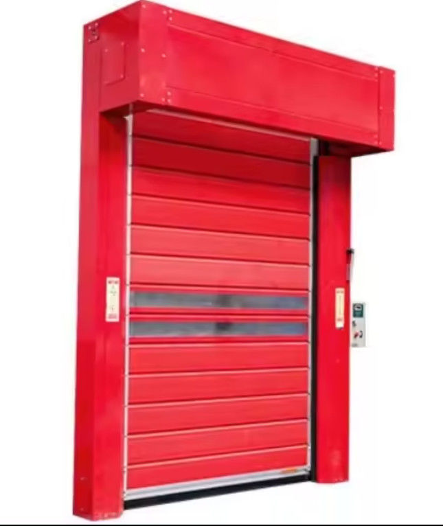 Aluminium transparante hoge snelheid spiraaldoring veiligheidsefficiëntie met PLC-besturingssysteem Fabriek directe verkoop Maximale snelheid 2m/s