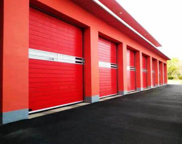 PLC-gecontroleerde snelheid Spiraal deur voor verbeterde veiligheid Snelle openingssnelheid voor ondergrondse parkeergarage