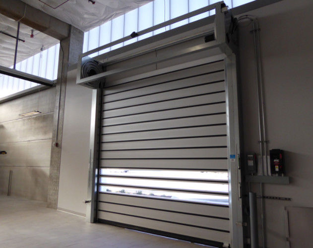 Industriële automatische spiraal aluminium metaal thermisch geïsoleerde snelheid aluminium legering spiraal rollende deur