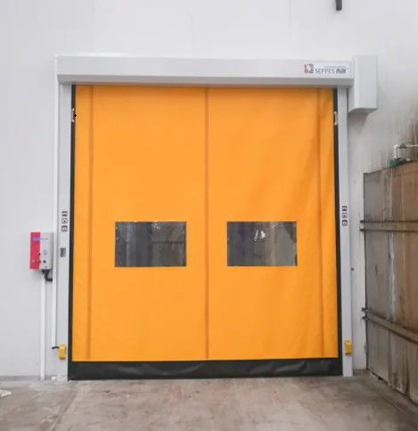Isolatie Rapid Roll Up sluiter Zipper Door Met 304 roestvrij staal Automatische PVC Zipper Fast Door