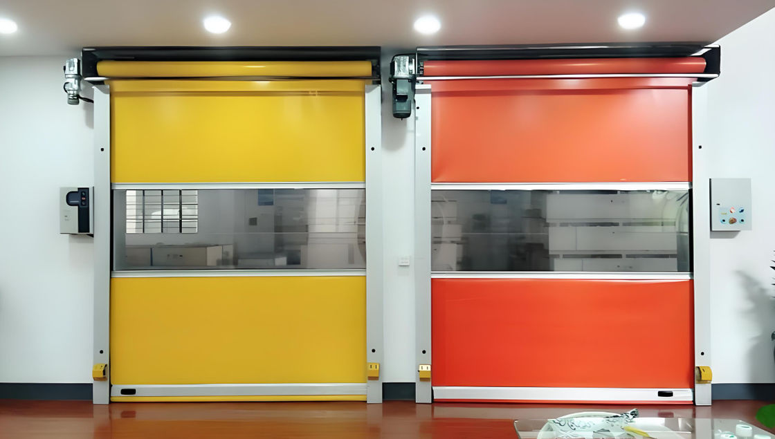 Stil Duurzaam PVC High Speed Roll Up Rapid Shutter Garage Door Customized Aluminium Alloy Exterior Door