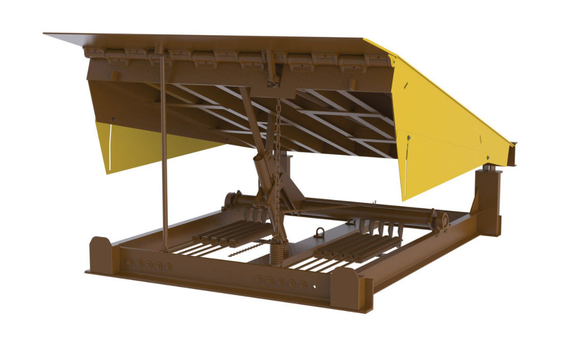 Werkplaats Automatische Dock Plate Dock Door Levelers 25000-40000LBS Veilig ontwerp Op maat