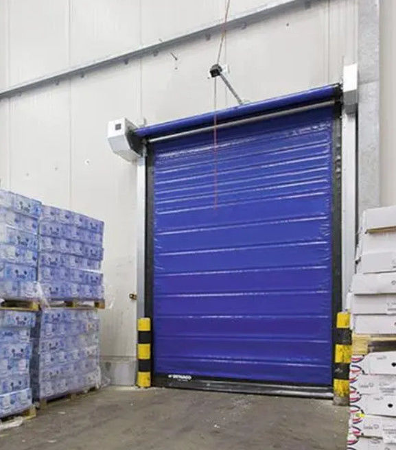 304 roestvrij staal hoge snelheid pvc roll up snelle sluiter deur voor laag onderhoud en thermische isolatie