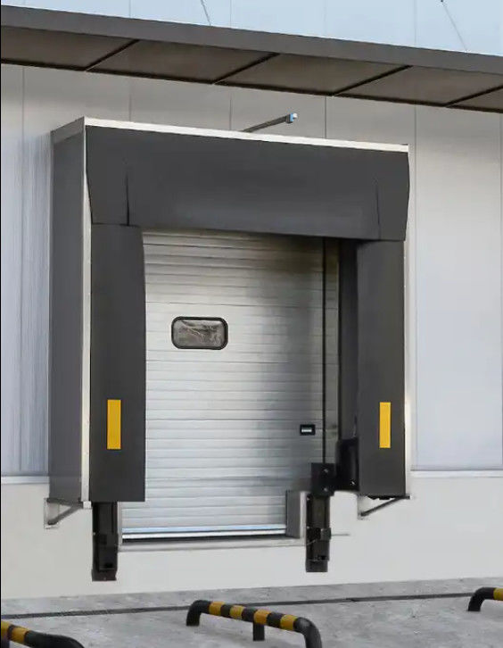 Bescherming tegen de elementen Verstelbaar laadsysteem Dock Door Shelter met PVC Plastic Rubber Function Car Docking Shelter
