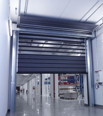 Automatische roll-up Hoogwaardige aluminiumlegering Hoog snelheid Spiraal deur Veiligheid Efficiëntie Gegarandeerde voeding 220V/50HZ Sluitingssnelheid 0,8m/s