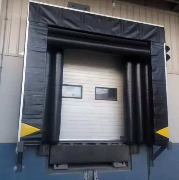 Industrieel zachtzijdig mechanisch duurzaam stof PVC aangepast kleurverstelbaar laadsysteem Dockdoor Shelter voor vrachtwagens