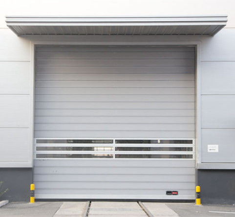 Efficiëntie Veiligheid Efficiëntie Windweerstand ≤2,0KN/m2 Openingssnelheid 0,8m/s Aluminium Transparent High Speed Spiral Door