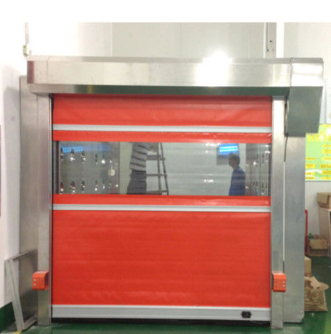 High Speed PVC Roll Up Rapid Shutter Door 304 roestvrij staal Modern Geïsoleerd Snelle werking