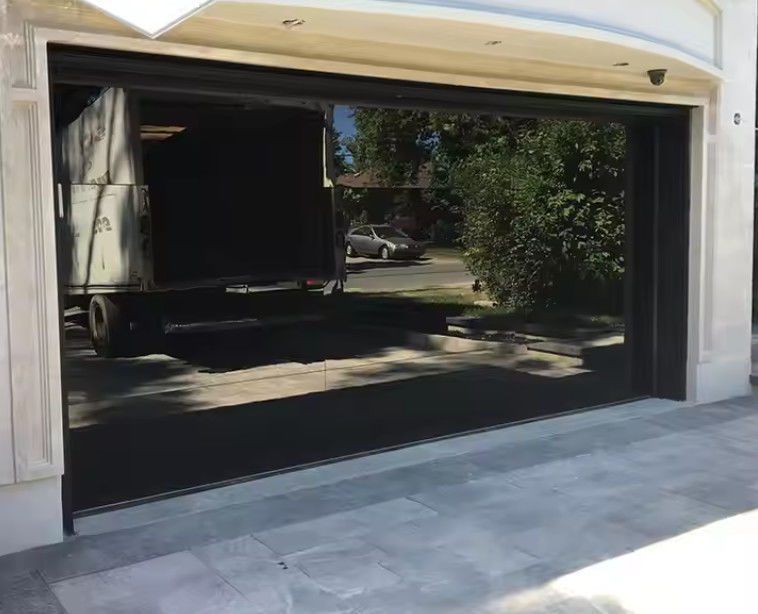 Hoge Veiligheid Waterdichtheid Klasse 3 Transparante Sektionale Garagedeur met Glazen Materiaal Prestatie
