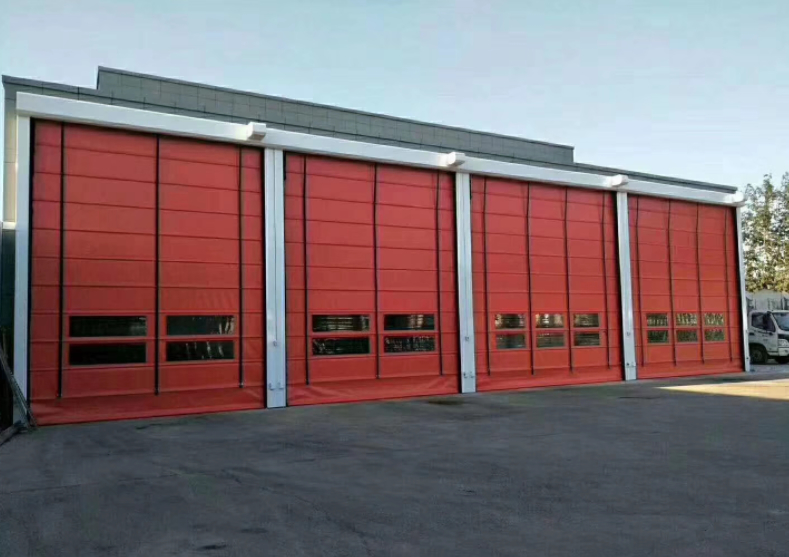 Fabrieksprijs Rapid Industrial PVC Warehouse/factory Interieur Weerbestand Hoog snelheidsdeur 304 Roestvrij staal Materiaal Automatische werking