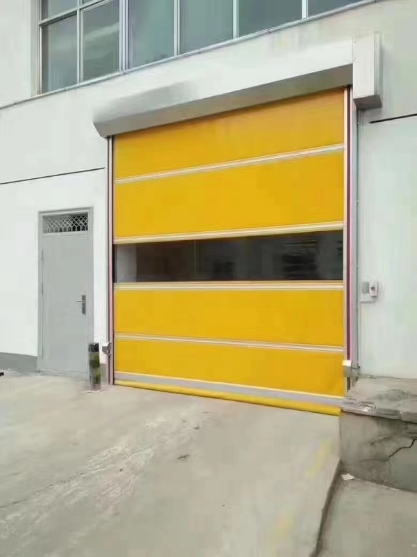 Isolatie en Weerbestendigheid Hoge Snelheid PVC Roldeur Snelle Shutter Rolritsdeur Moderne Stijl Hoge Snelheid PVC Automatische Industriële Deuren voor Hotels Interieur