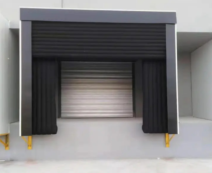 Uitstekende weersbestendigheid Industriële verstelbare geïsoleerde luchtdichte verzegelde opblaasbare havenbescherming uitgebreide PVC-dichtkussing voor magazijn en werkplaats materiaalleverancier