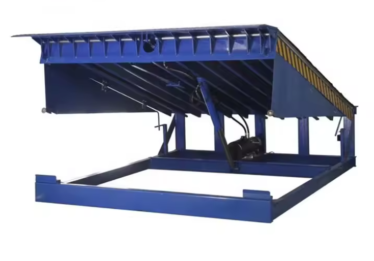 DESEO Fabriek 6 Ton Stage Loading Bridge Container Rampen Dock Door Levelers Workshop Automatische Dock Plate Aanpasbare dekhoogte